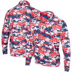 MLB Washington Nationals Digital Camo Performance Quarter-Zip Pullover Jacket