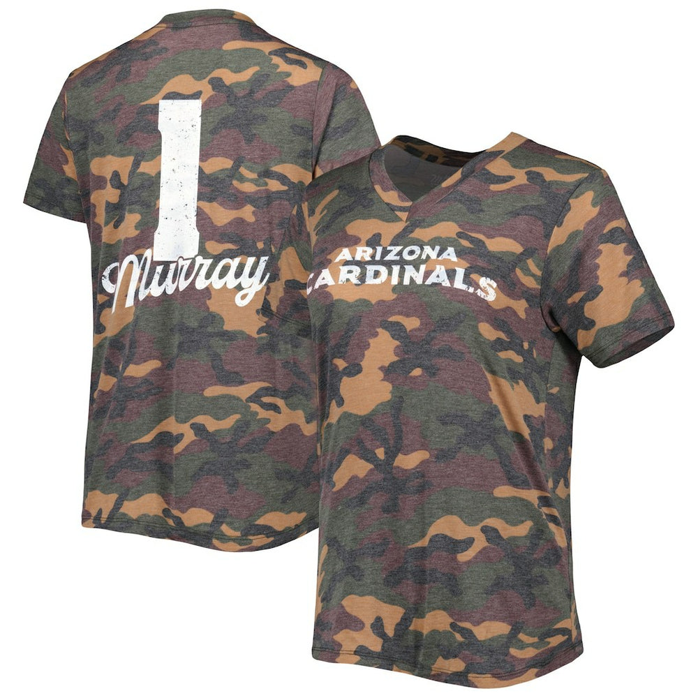 Kyler Murray Majestic Threads Women's Name & Number V-Neck Tri-Blend T-Shirt - Arizona Cardinals