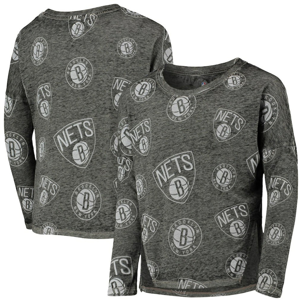 NBA Brooklyn Nets Girls Youth Back in Action Long Sleeve T-Shirt