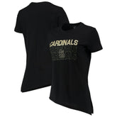 MLB St. Louis Cardinals Levelwear Women's Birch Delta Asymmetrical T-Shirt