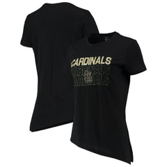 MLB St. Louis Cardinals Levelwear Women's Birch Delta Asymmetrical T-Shirt