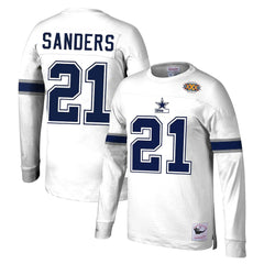 Deion Sanders Retired Player Name & Number Long Sleeve Top - Dallas Cowboys
