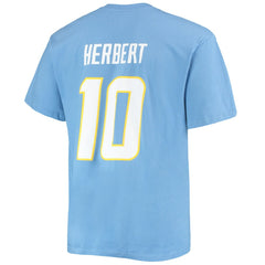 Justin Herbert Big & Tall Player Name & Number T-Shirt - Los Angeles Chargers