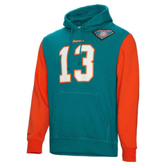 Dan Marino Retired Player Name & Number Pullover Hoodie - Miami Dolphins