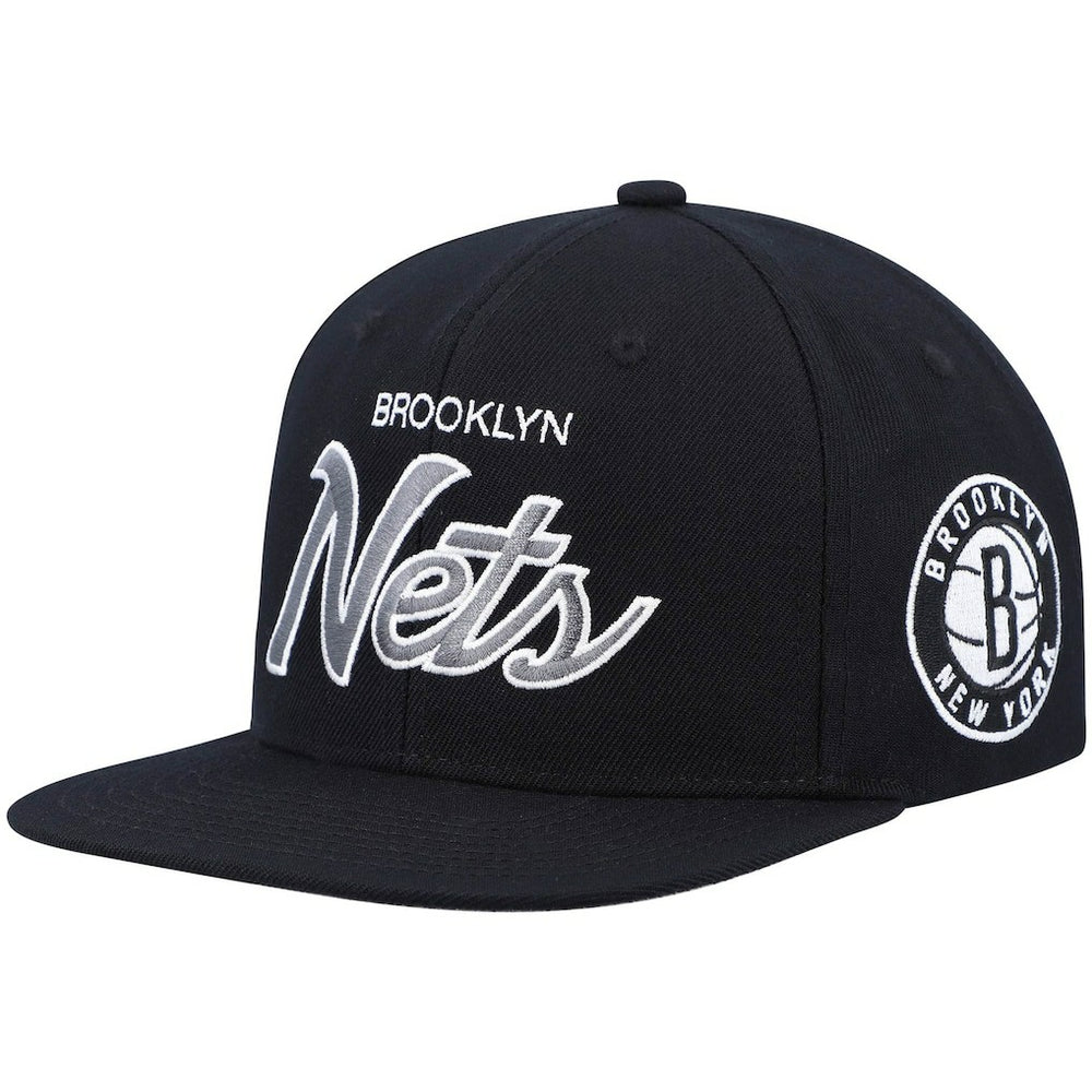 NBA Brooklyn Nets Hardwood Classics Script 2.0 Snapback Hat