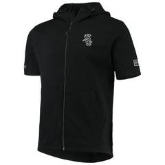 MLB Chicago White Sox Levelwear Recruit Short Sleeve Full-Zip Hoodie Jacket