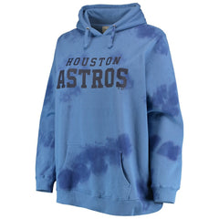 MLB Houston Astros Women's Plus Size Cloud Pullover Hoodie