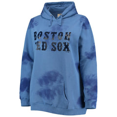 MLB Boston Red Sox Women's Plus Size Cloud Pullover Hoodie