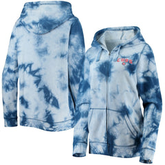 MLB Chicago Cubs New Era Women's Tie-Dye Full-Zip Hoodie