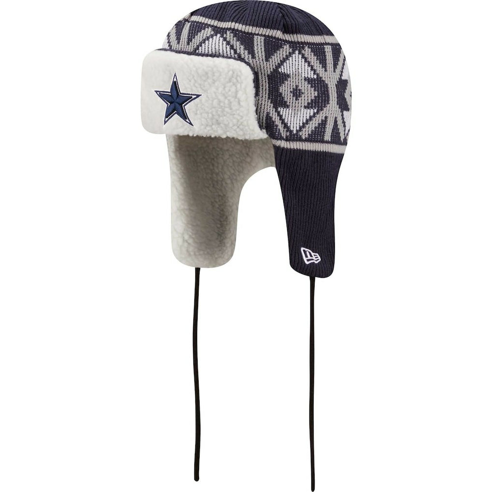 Knit Trapper Hat - Dallas Cowboys
