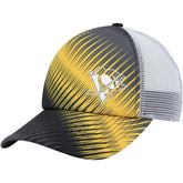 NHL Black/White Pittsburgh Penguins adidas Women's Graphic Foam Trucker Snapback Hat
