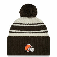 2022 Sideline Sport Cuffed Pom Knit Hat - Cleveland Browns