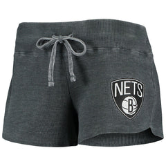 NBA Brooklyn Nets Concepts Sport Women's Resurgence Slub Burnout Raglan Top & Shorts Sleep Set
