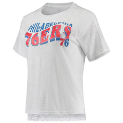 NBA Philadelphia 76ers Concepts Sport Women's Resurgence Slub Burnout Raglan Top & Shorts Sleep Set