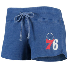 NBA Philadelphia 76ers Concepts Sport Women's Resurgence Slub Burnout Raglan Top & Shorts Sleep Set
