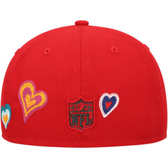 Chain Stitch Heart 59FIFTY Fitted Hat - Tampa Bay Buccaneers