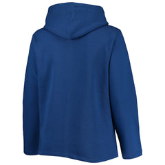 MLB Chicago Cubs Soft as a Grape Women's Plus Size Side Split Pullover Hoodie