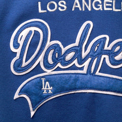 MLB Los Angeles Dodgers Soft as a Grape Women's Plus Size Side Split Pullover Hoodie