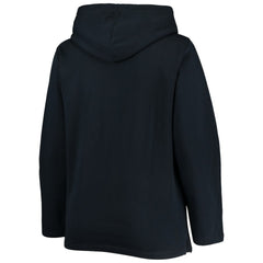 MLB New York Yankees Soft as a Grape Women's Plus Size Side Split Pullover Hoodie