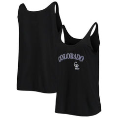 MLB Colorado Rockies Soft as a Grape Women's Slouchy Tank Top
