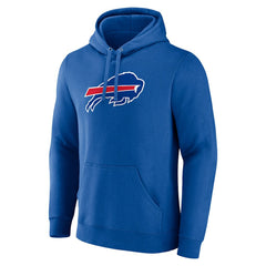 Primary Logo Fitted Pullover Hoodie - Buffalo Bills