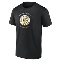 NHL Black Willie O'Ree Boston Bruins Retirement T-Shirt