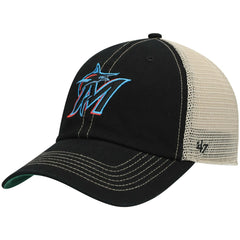 MLB Miami Marlins '47 Trawler Clean Up Trucker Snapback Hat