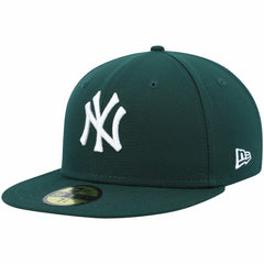 MLB New York Yankees New Era White Logo 59FIFTY Fitted Hat
