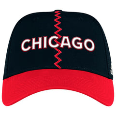 NHL Black Chicago Blackhawks adidas Reverse Retro 2.0 Flex Hat