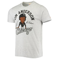 MLB Tim Anderson Chicago White Sox Homage Caricature Tri-Blend T-Shirt