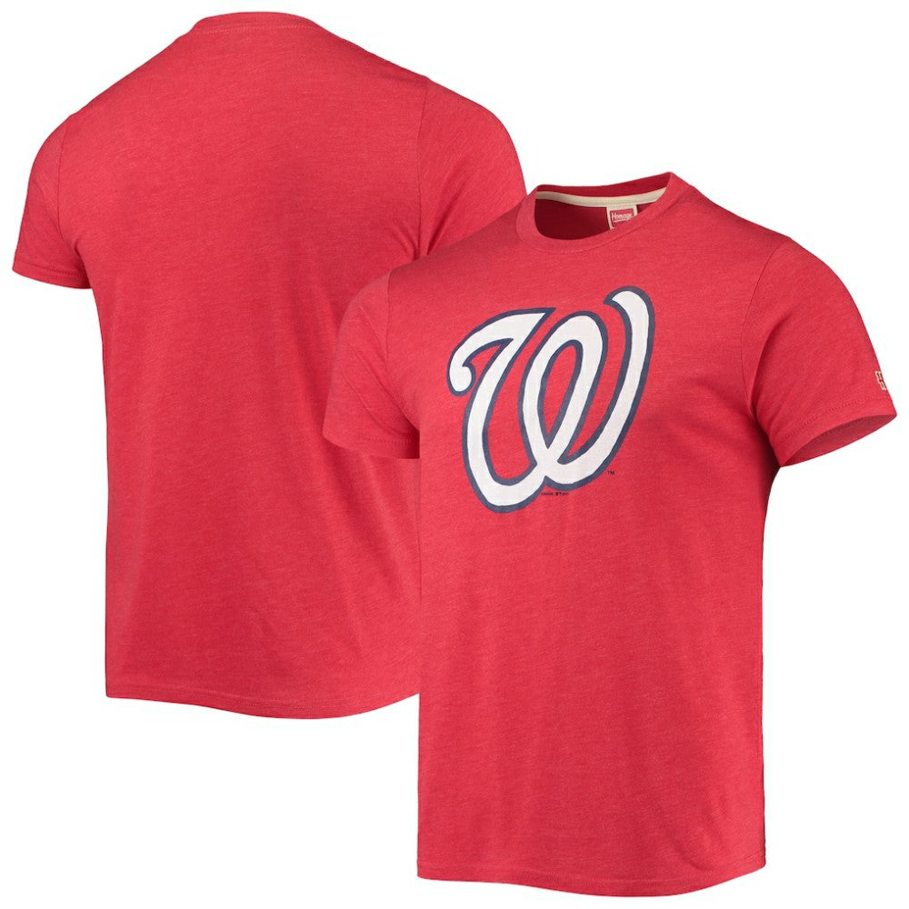 MLB Washington Nationals Homage Hand Drawn Logo Tri-Blend T-Shirt