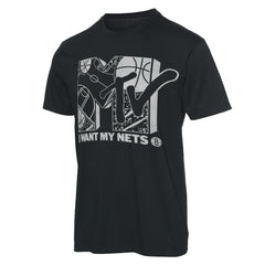 NBA Brooklyn Nets Junk Food NBA x MTV I Want My T-Shirt