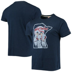 MLB Minnesota Twins Homage Hand-Drawn Logo Tri-Blend T-Shirt