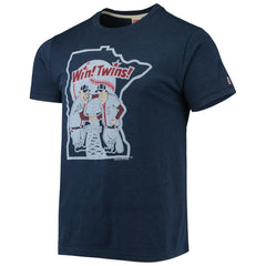 MLB Minnesota Twins Homage Hand-Drawn Logo Tri-Blend T-Shirt