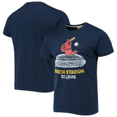 MLB St. Louis Cardinals Homage Busch Stadium Tri-Blend T-Shirt