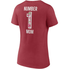 Women's Team Mother's Day V-Neck T-Shirt - Arizona Cardinals
