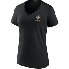 Women's Team Mother's Day V-Neck T-Shirt - New Orleans Saints