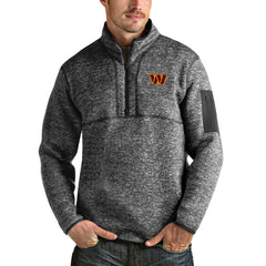 Antigua Fortune Quarter-Zip Pullover Jacket - Washington Commanders