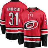 NHL Red Frederik Andersen Carolina Hurricanes Fanatics Alternate Breakaway Player Jersey