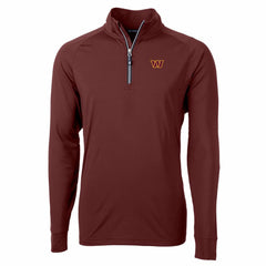 Cutter & Buck Adapt Eco Stretch Quarter-Zip Pullover Jacket - Washington Commanders