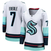 NHL White Jordan Eberle Seattle Kraken Fanatics Women's Away Breakaway Jersey