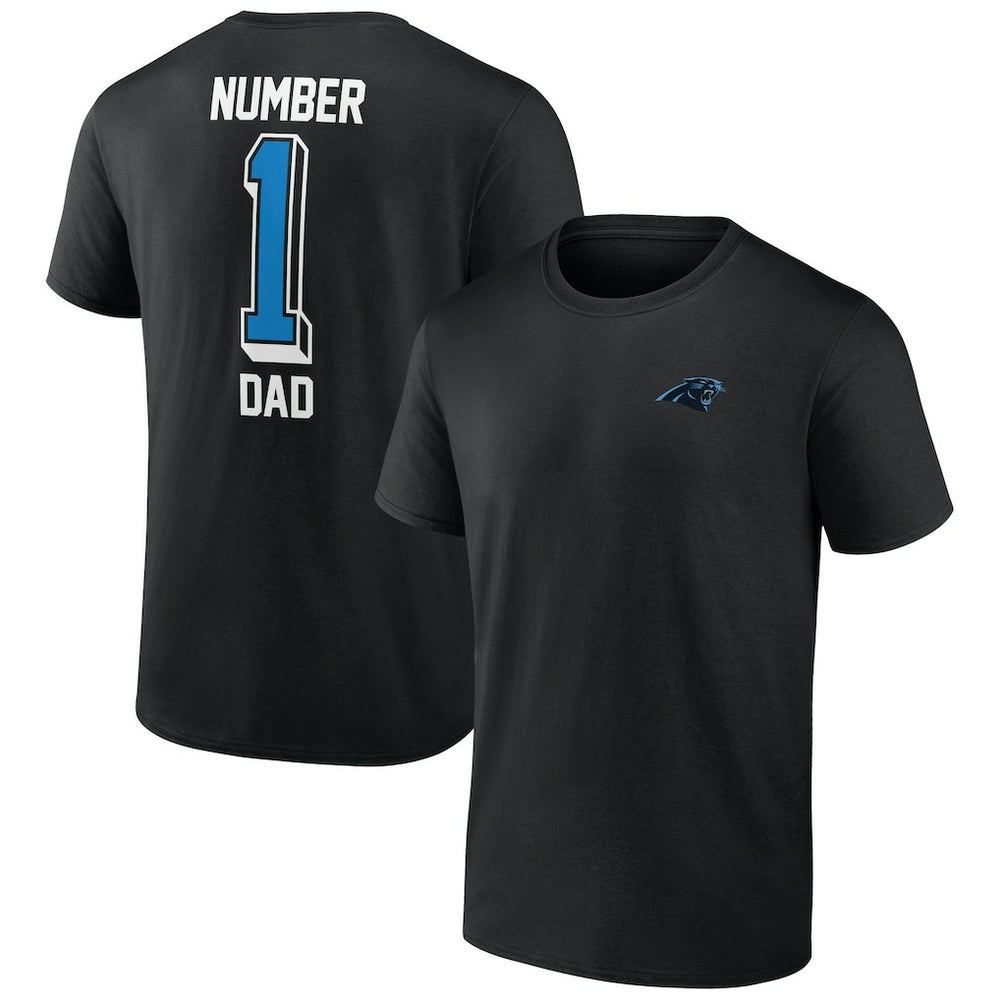 Number One Dad T-Shirt - Carolina Panthers