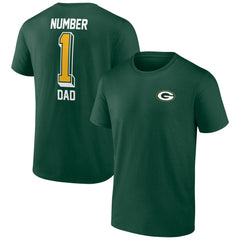 Number One Dad T-Shirt - Green Bay Packers