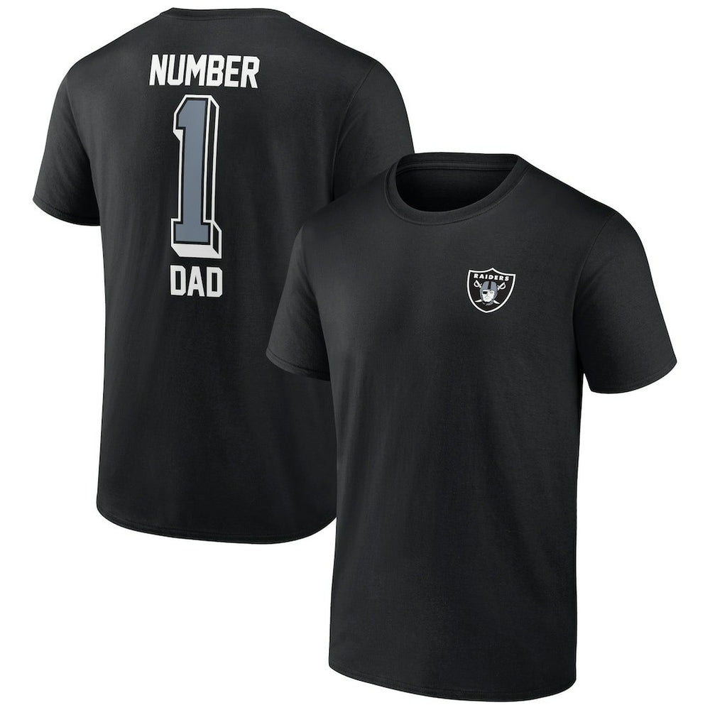 Number One Dad T-Shirt - Las Vegas Raiders