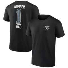Number One Dad T-Shirt - Las Vegas Raiders
