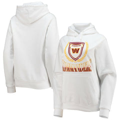 WEAR by Erin Andrews Women's Fleece Pullover Hoodie - Washington Commanders