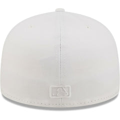 MLB Detroit Tigers New Era White on White 59FIFTY Fitted Hat