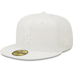 MLB Chicago White Sox New Era White on White 59FIFTY Fitted Hat