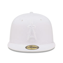 MLB Los Angeles Angels New Era White on White 59FIFTY Fitted Hat