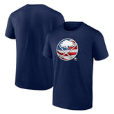 NHL Navy Buffalo Sabres Banner Wave Logo T-Shirt
